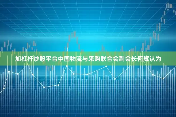加杠杆炒股平台　　中国物流与采购联合会副会长何辉认为