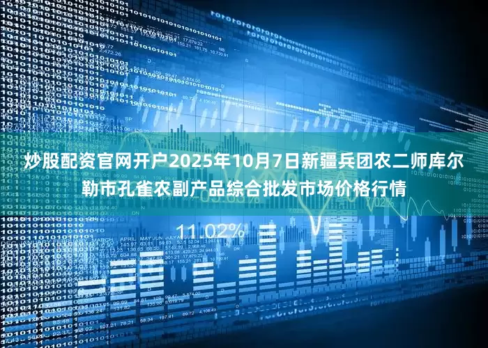 炒股配资官网开户2025年10月7日新疆兵团农二师库尔勒市孔雀农副产品综合批发市场价格行情